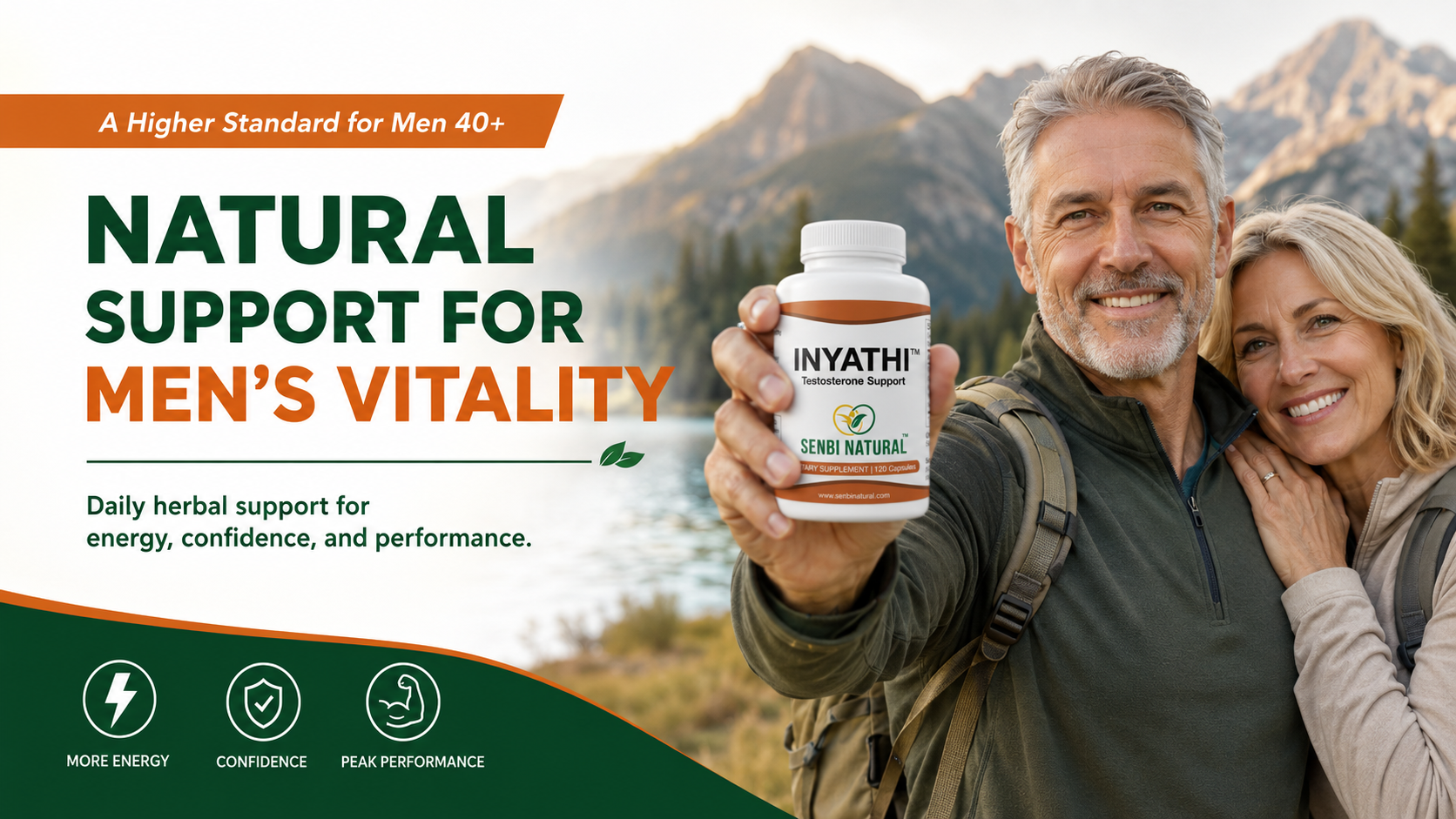 Inyathi banner: Natural support for men’s vitality