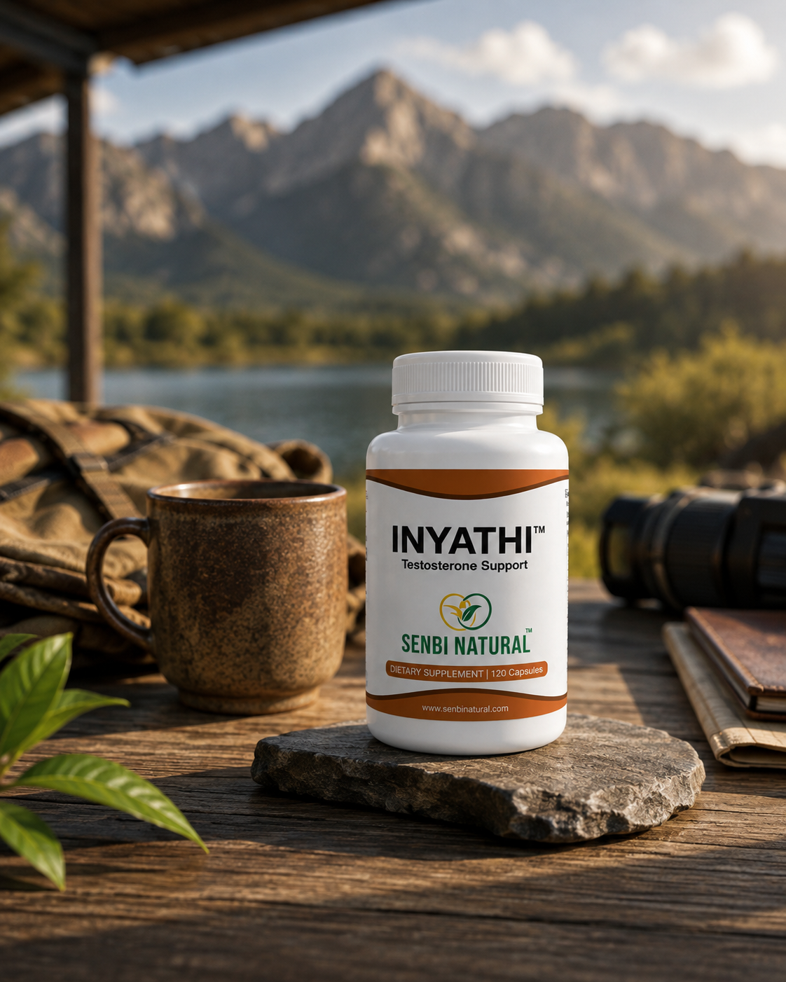 Inyathi 60-capsule warm product scene